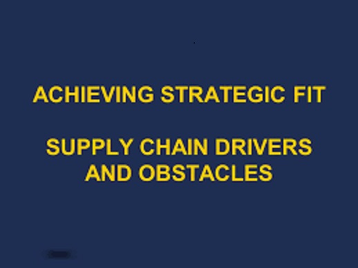 Supply Chain Management and its Drivers: